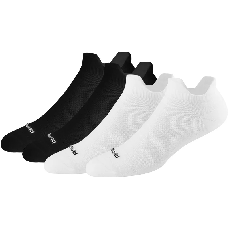 

3 пары носков для бега без показа для мужчин и женщин, дышащие спортивные спортивные носки с низким вырезом, противоскользящие, быстросохнущие, легкие для лета