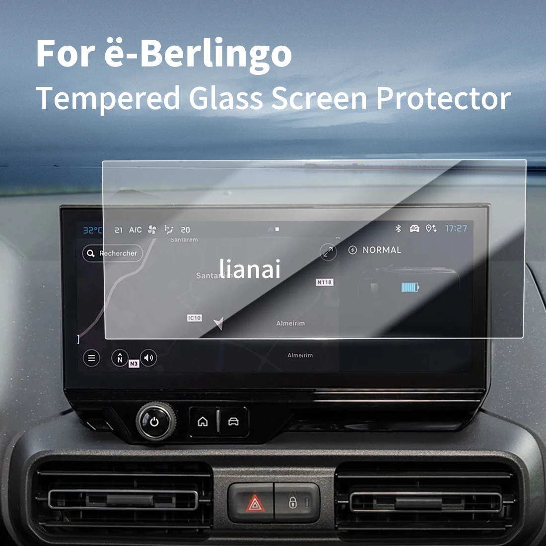 

Carplay Screen Protector Tempered Glass Protective Film Navigator Aut Car Stickers Accessories For25Dongfeng Citroen eBerlingo