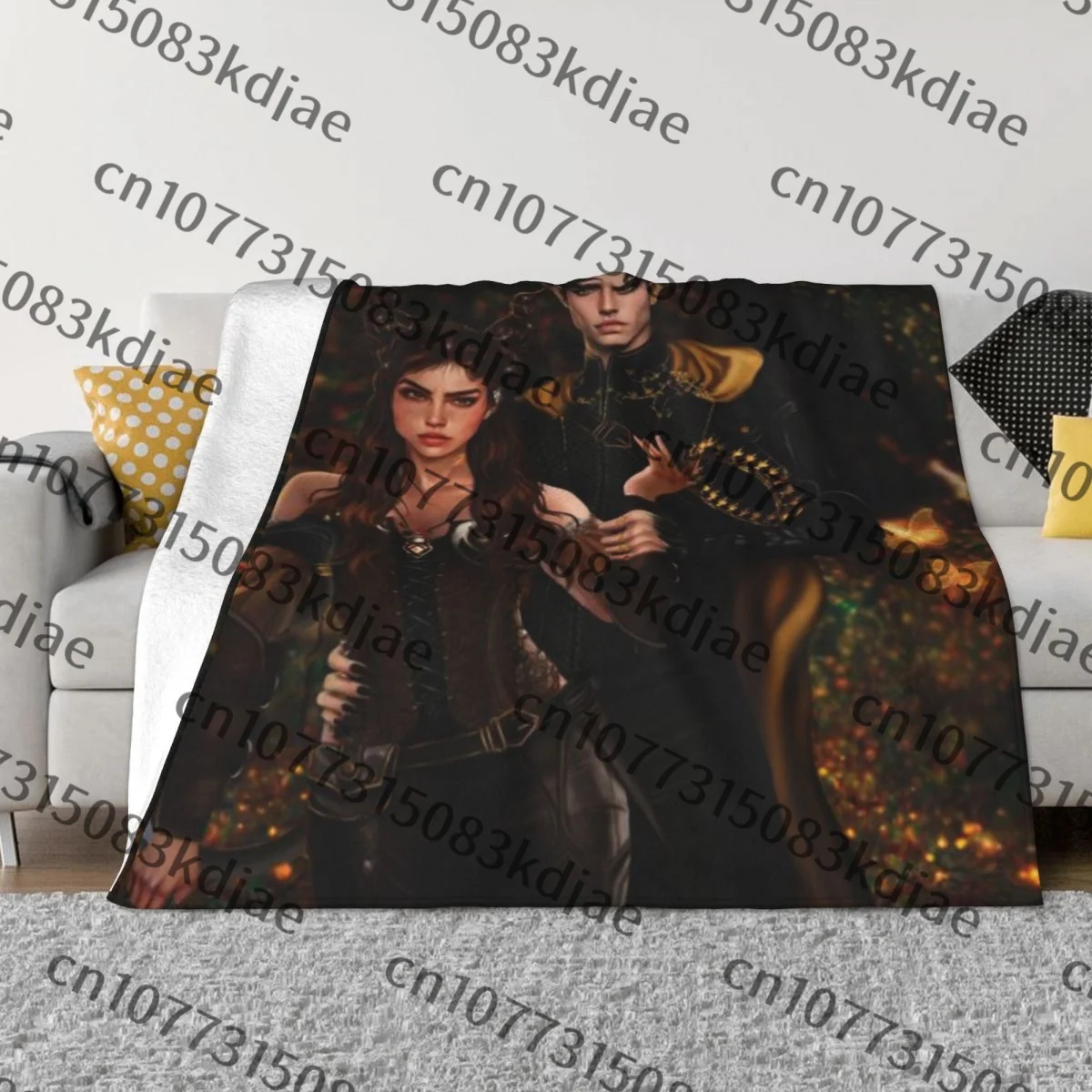 Jude Duarte And Cardan Greenbriar From The Cruel Prince An Ultra-Soft Micro Fleece Blanket