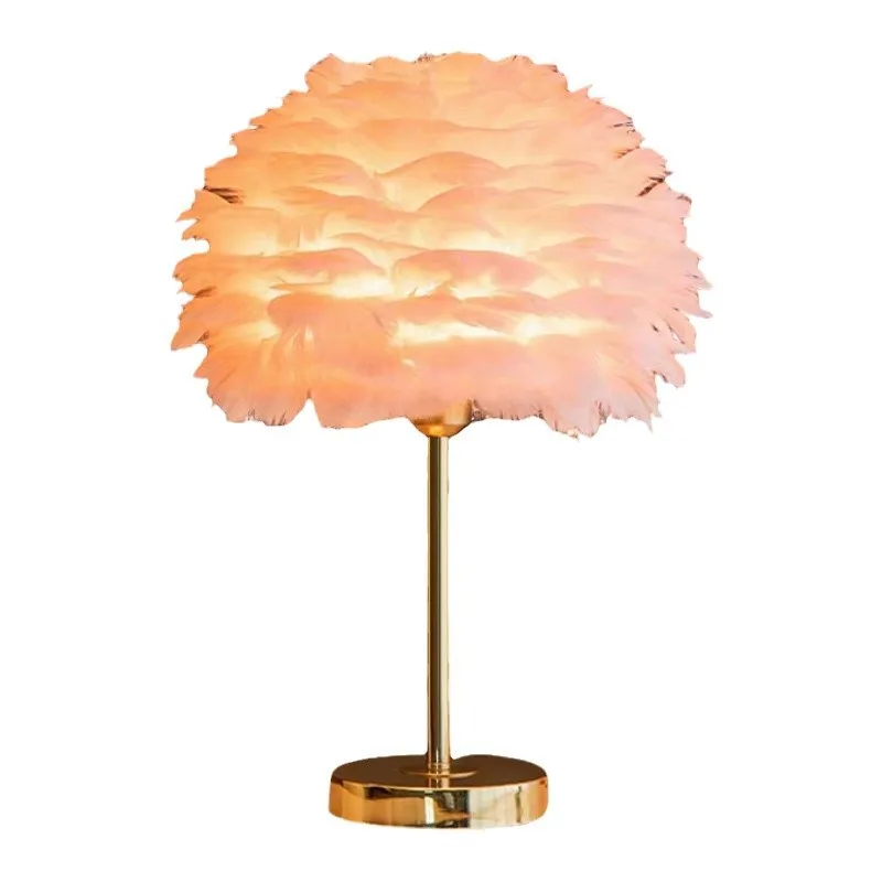 

Warm and romantic wedding room bedroom bedside decorative table lamp