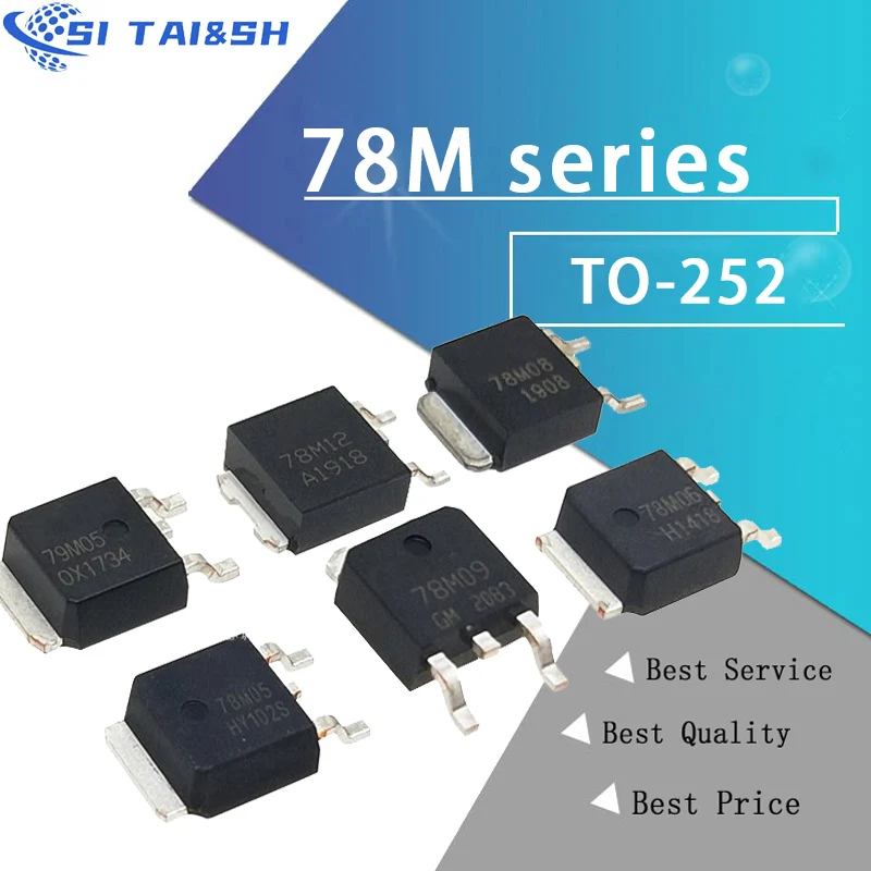 10PCS L78M05CDT CJ78M06 M08 M09 M10 M12 M15 M18 M24 TO-252 78M05 78M06 78M08 78M09 78M10 78M12 78M15 78M18 78M24