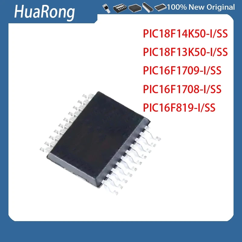 

Новый 10 шт./лот PIC18F14K50-I/SS PIC18F13K50-I-SS PIC16F1709-I-SS PIC16F1708-I-SS PIC16F819-I-SS SSOP-20