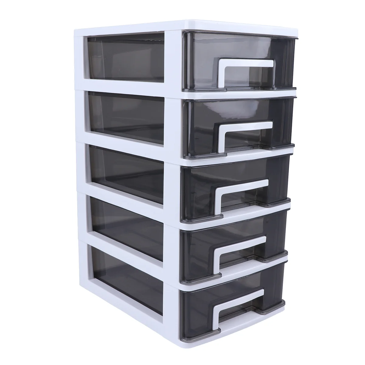 

Storage Bins Stackable Clear with Lids Bookshelf Decor Multi-layer Cabinet Drawer Type Closet Portable