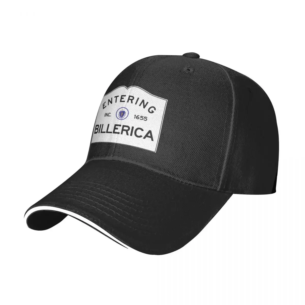 Entering Billerica Massachusetts - Commonwealth of Massachusetts Road Sign Baseball Cap Mountaineering Golf Women Men's