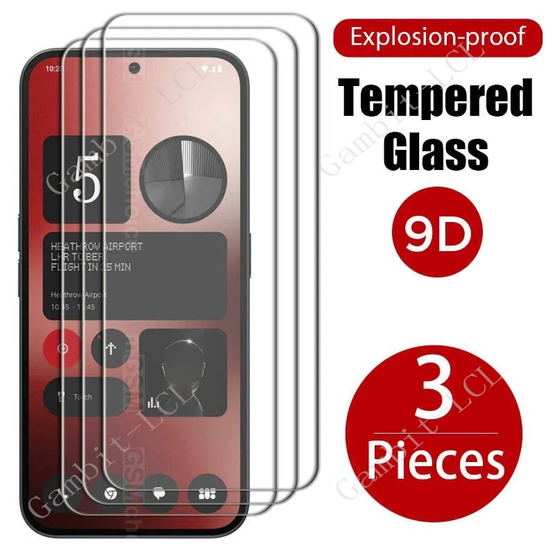 3PCS For Nothing Phone (2a) Tempered Glass Protective On NothingPhone2a Phone2a Phone2 2 6.7