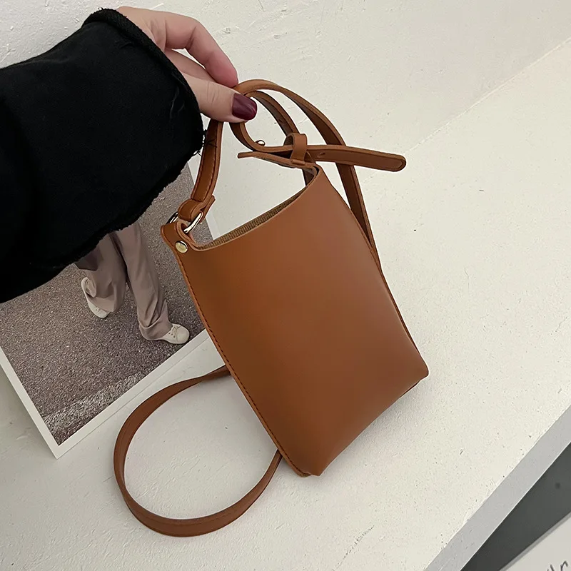 Fashion PU Small Solid Crossbody Bags Women Mini Leather Shoulder Messenger Bag Clutch Bolsas Ladies Phone bag Purse Handbag