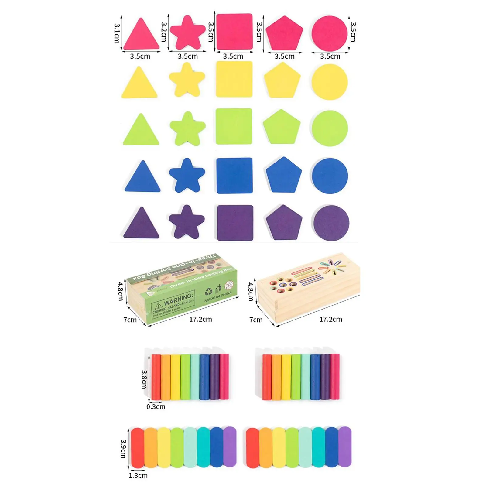 

Деревянный игровой набор с аксессуарами, развивающая обучающая игрушка, праздничный подарок, с ящиком и коробкой для изучения понятия постоянства объекта, для мальчиков, девочек и детей