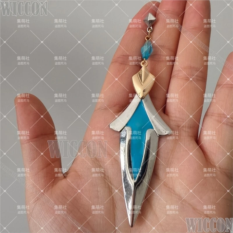 

Lohen Blue Earring Props Game Genshin Impact Cosplay 1pcs Ear Clip Ear Stud Accessories Halloween Outfit Festival Fancy ComicCon