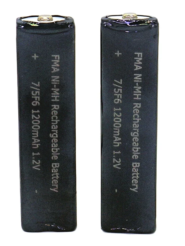 FMA Square 1.2V F6 800mAh or 7/5F6 1200mAh Ni-MH Rechargeable Battery RP-BP61 for Portable Audio Devices Digital Recorders MD