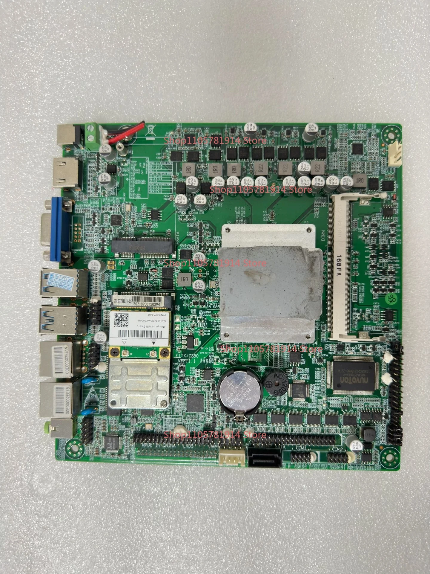 For EITX-7380.Ver: 1.1 Main Board, Complete Interface, Dual Network Port Main Board, Stable Performance