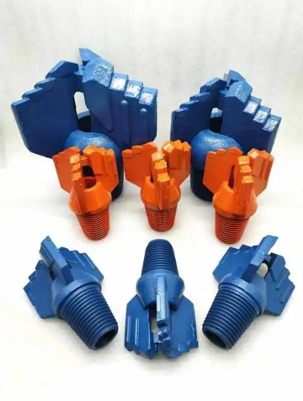3 Wing Forged Carbon Steel PDC Alloy Scraper Drill Bit Rock Tool for Water Well and Oil Drilling