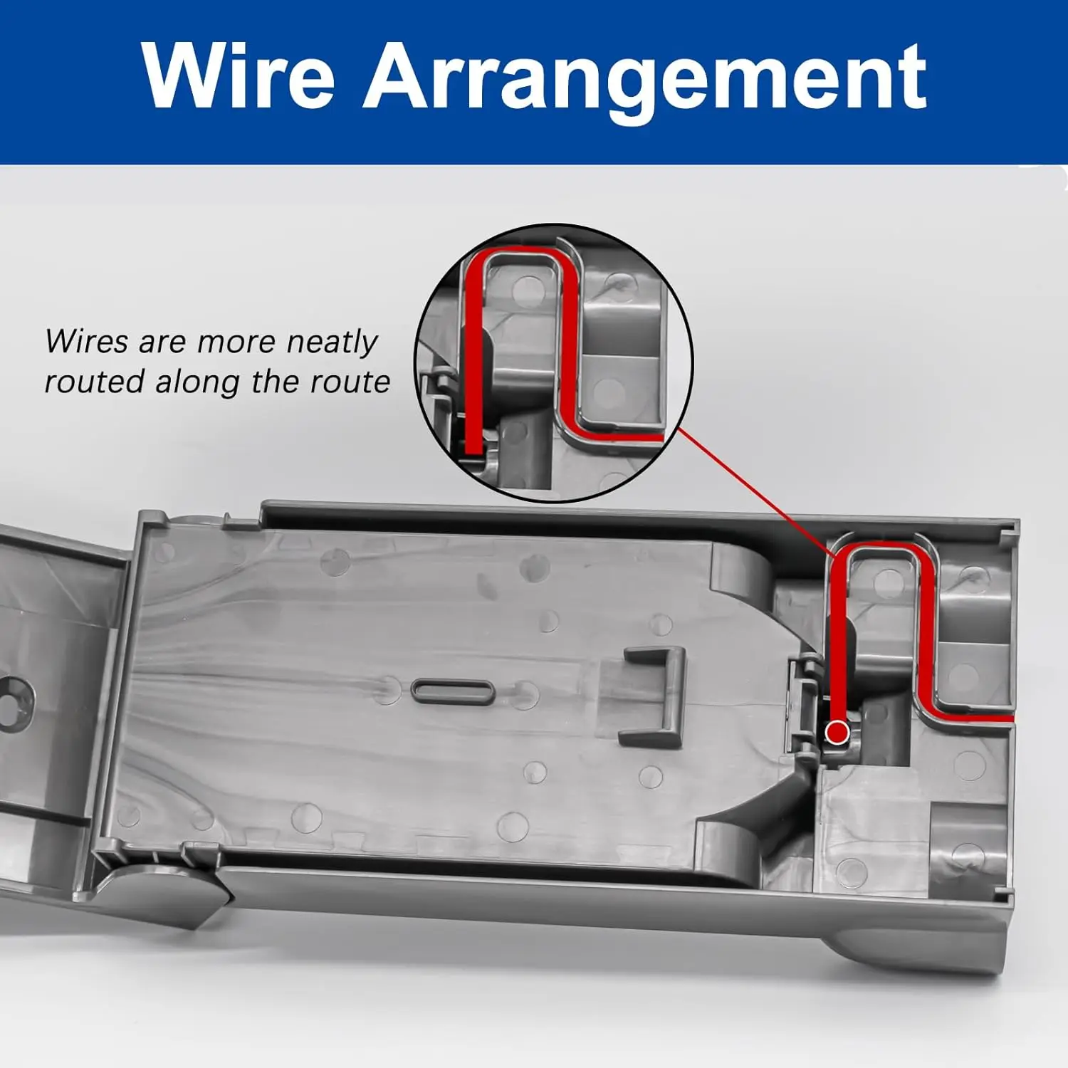 Vacuum Docking Station Replacement - Wall Mounted Accessories Bracket Compatible with Dyson V11 V15 Vacuum Cleaner Only