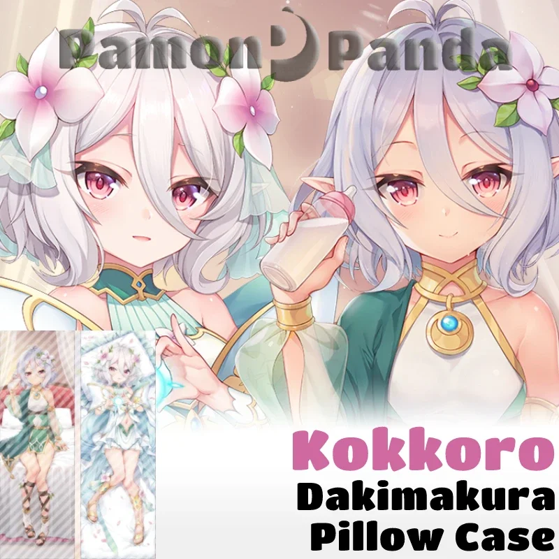 

Kokkoro Dakimakura Princess Connect Re Dive Pillow Case Sexy Hugging Cushion Cover Otaku Full Body Pillowcase Home Bedding Decor