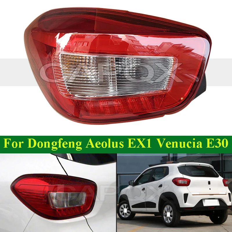 

CAPQX Rear Bumper Tail Light Tail Lamp For Dongfeng Aeolus EX1 Venucia E30 Taillight Taillamp Brake Light Turn Light