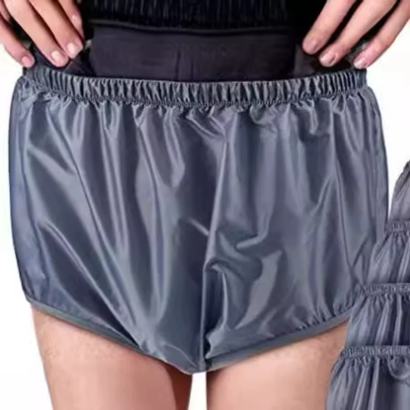 Adult Plastic Pants Waterproofs Incontinence Underpants Pull on Cover Pants