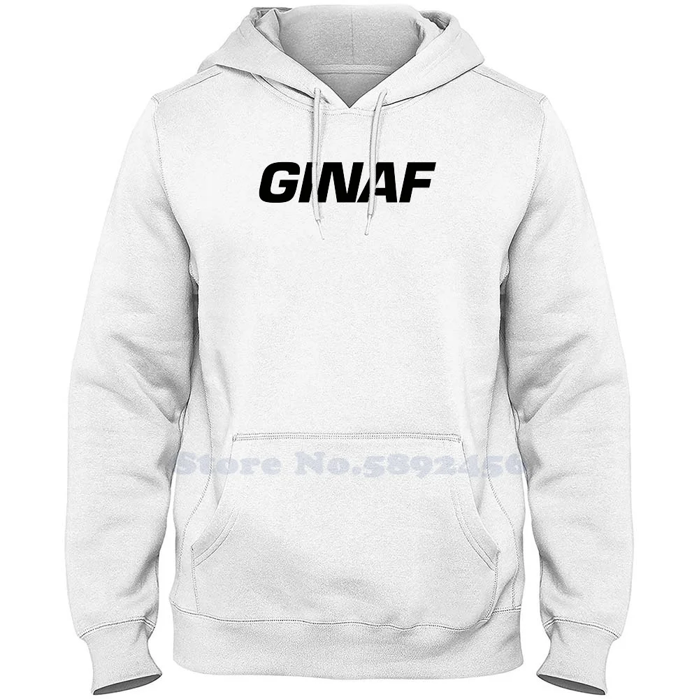 

Ginaf Casual Clothing Sweatshirt Printed Logo Graphic Large Size Hoodie