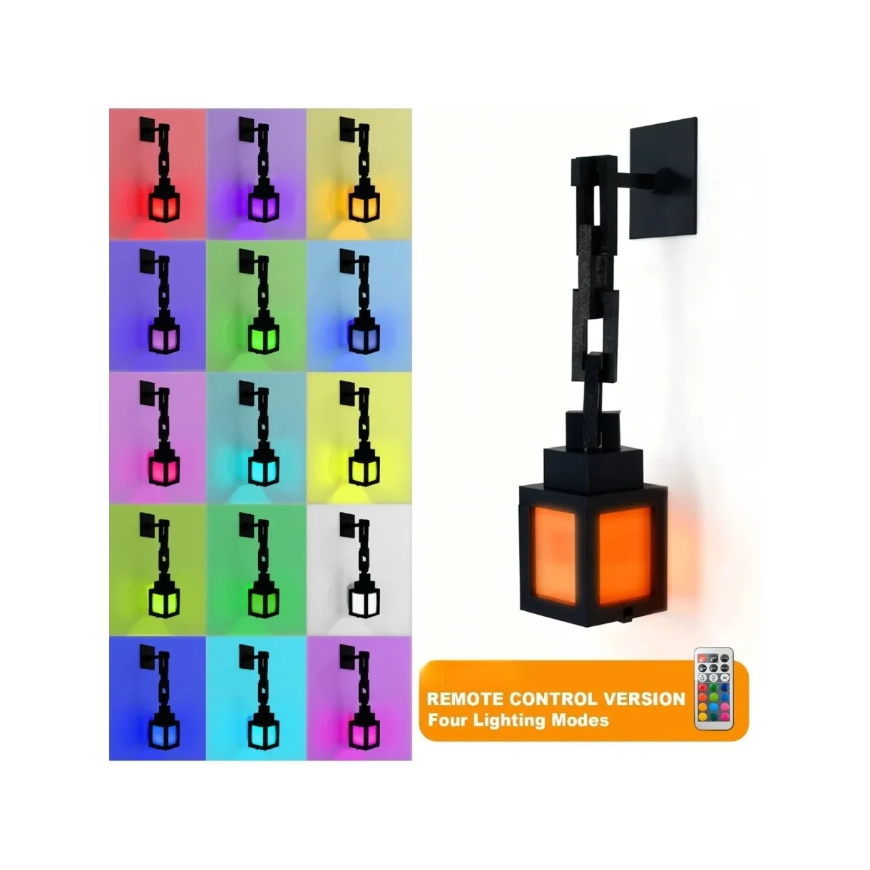 

3DPixel Style Night Light Portable Lantern Tabletop Ornament 16 Colors Lantern DIY Interior Decoration Festival Atmosphere Light