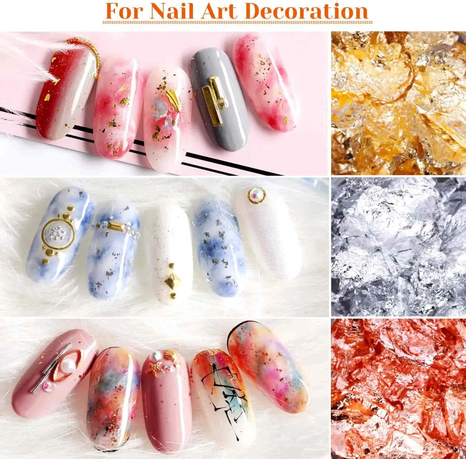 Colorful Gold Foil Flakes 4