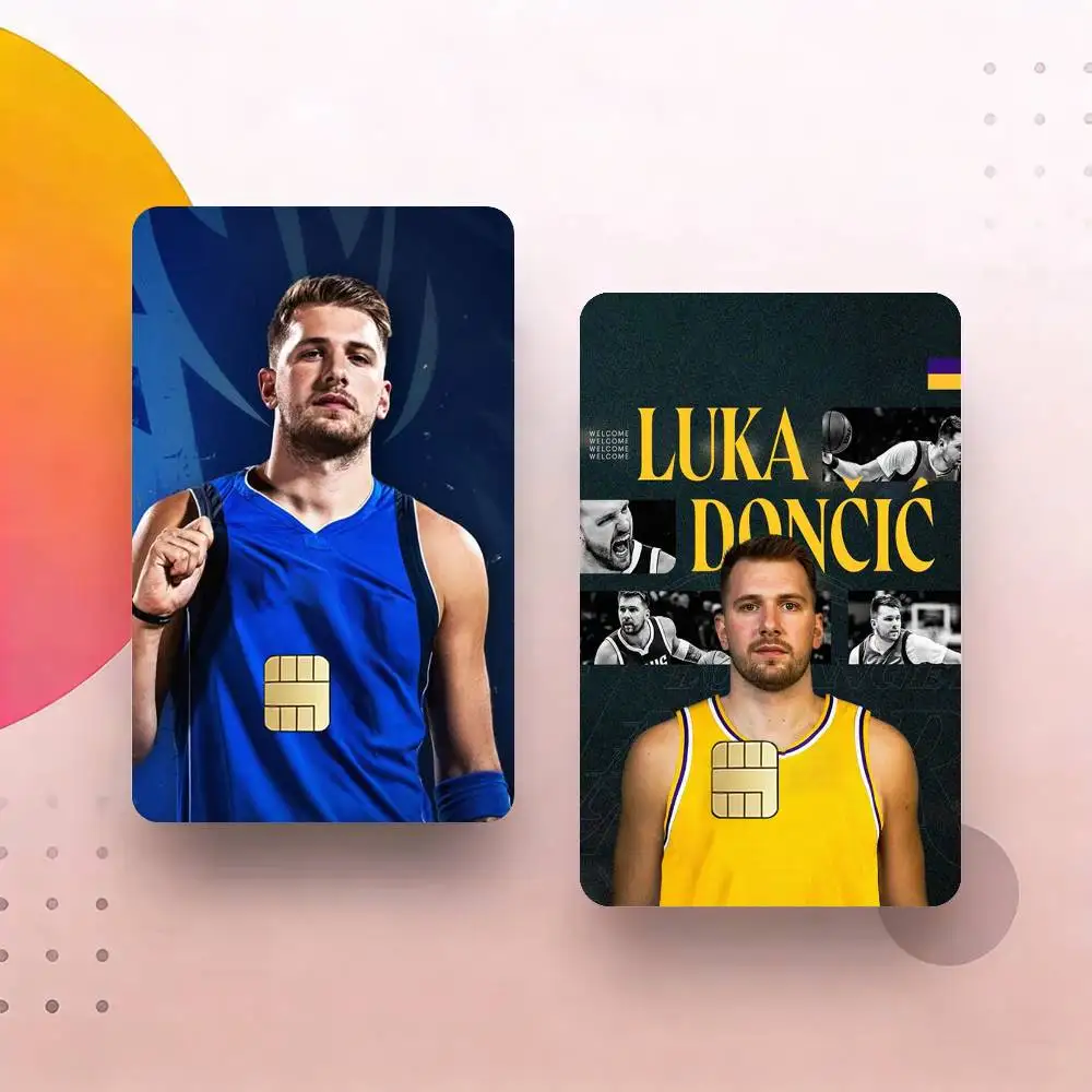 

L-Luka D-Doncic 77 Credit Card Skin Stickers For VISA Bank Bus Metro Access Card Protective Film Cover Sticker