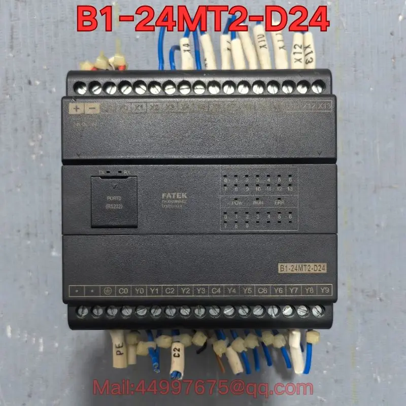 

Second-hand B1-24MT2-D24 PLC controller functional test is normal