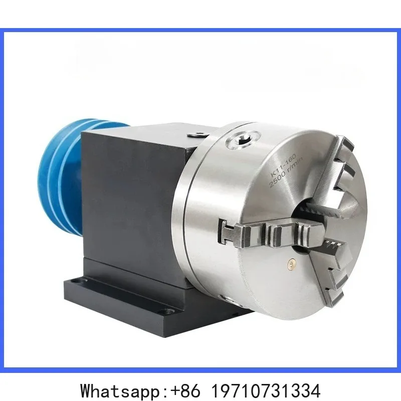Car iron self-made lathe spindle DIY metal assembly automatic pneumatic three-jaw four-jaw self-centering chuck