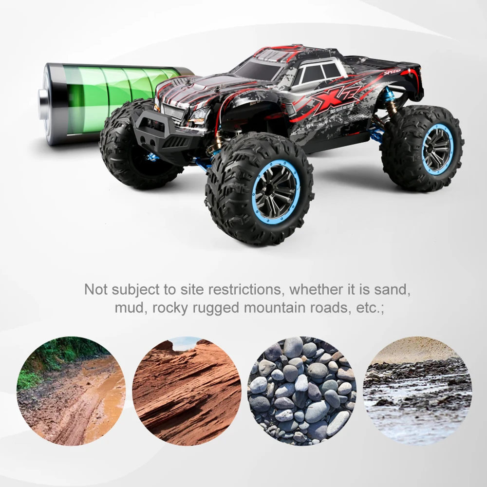 70KM/H 4WD RC Car Off-road High Speed Brushless Remote Control Car Alloy Drift Racing Buggy ruck Model Climbing Christmas Gifts