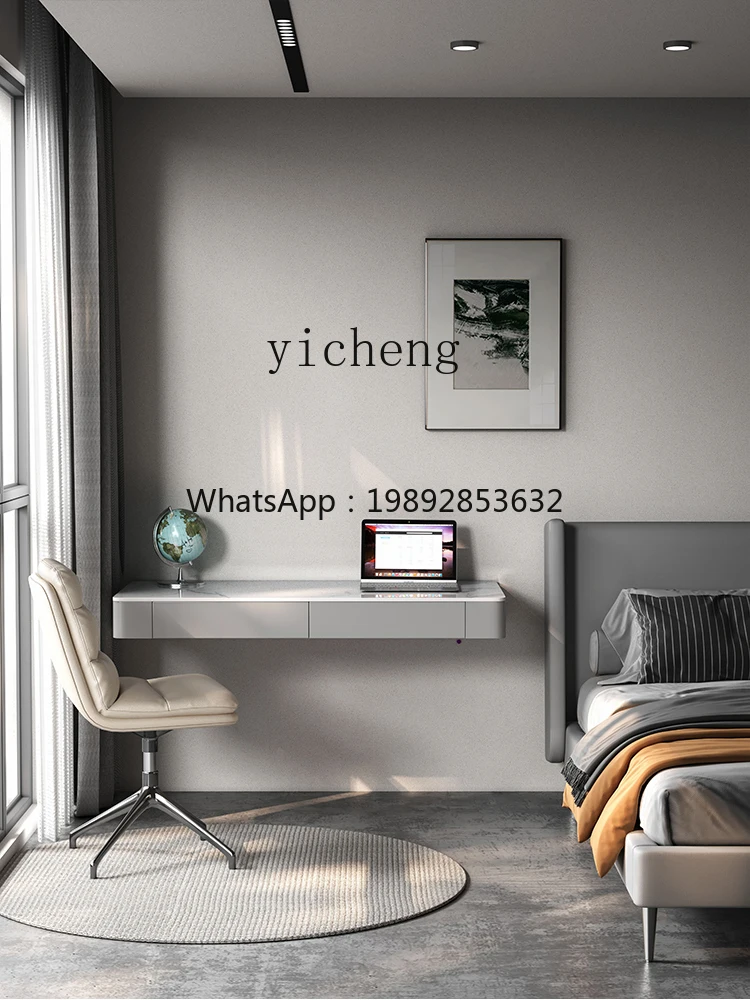 Home Bedroom Computer Modern Minimalist Makeup Italian Minimalist Desk Wall Desk