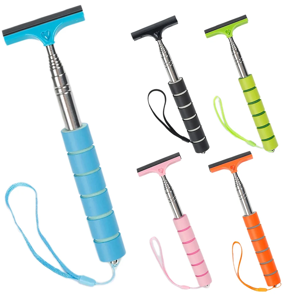 

Car Side Mirror Squeegee Car Telescopic Rearview Side Mirror Squeegee Glass Cleaning Tool For Window Defogging And Wiping