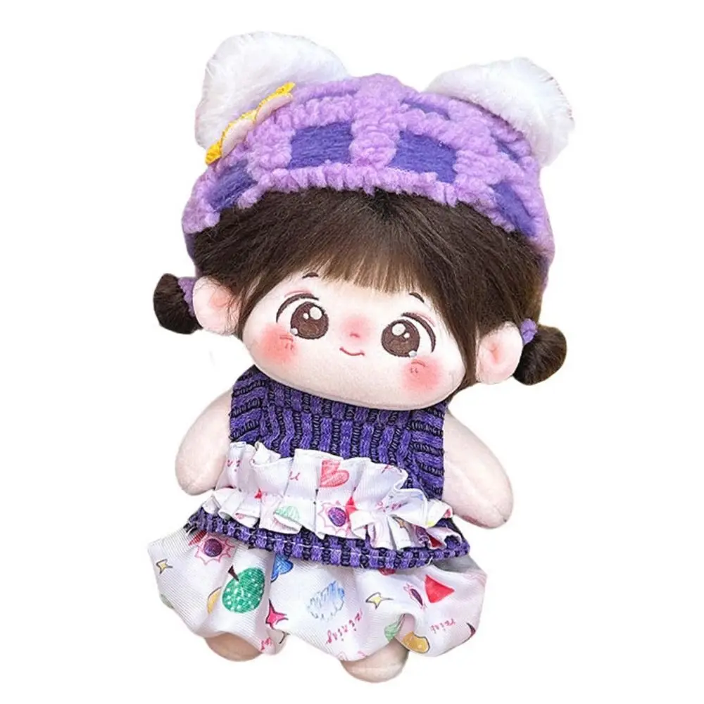 

Toy Accessories 20cm Cotton Doll Clothes Multi Color Dress Up Cotton Doll Outfit Dress Collection Mini 20cm Doll Skirt Clothes