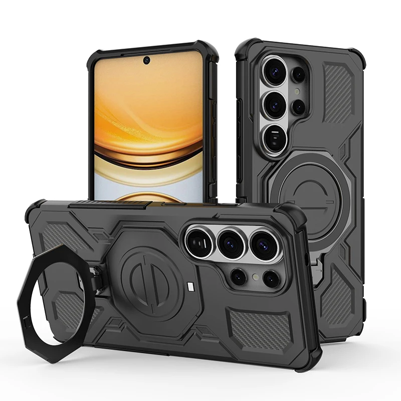 Cell Phone Cover Portable Ring Holder Case for Samsung Galaxy S26 Ultra S25 FE S26 Plus A17 5G A56 A36 A16 A55 Phone Accessories