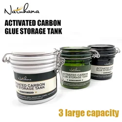 NATUHANA Eyelash Glue Storage Tank Activated Carbon Storage Tank Sealed Storage Eyelash Glue Storage Tank Eyelash Extension Make