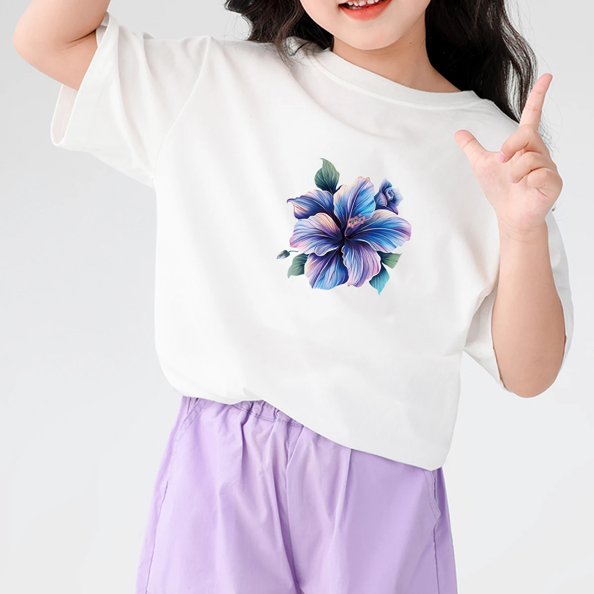 15 سنتيمتر زهرة سلسلة ملصق حراري على الملابس شعار مخصص Diy بها بنفسك الملابس ملصقات تي شيرت هوديس نقل الحرارة الحديد على ملصق