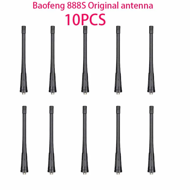 

Baofeng Original 10pcs SMA-F(Female) Antenna UHF 400-480MHz For baofeng BF-666S BF-888S BF-777S H777 Walkie Talkie Accessories