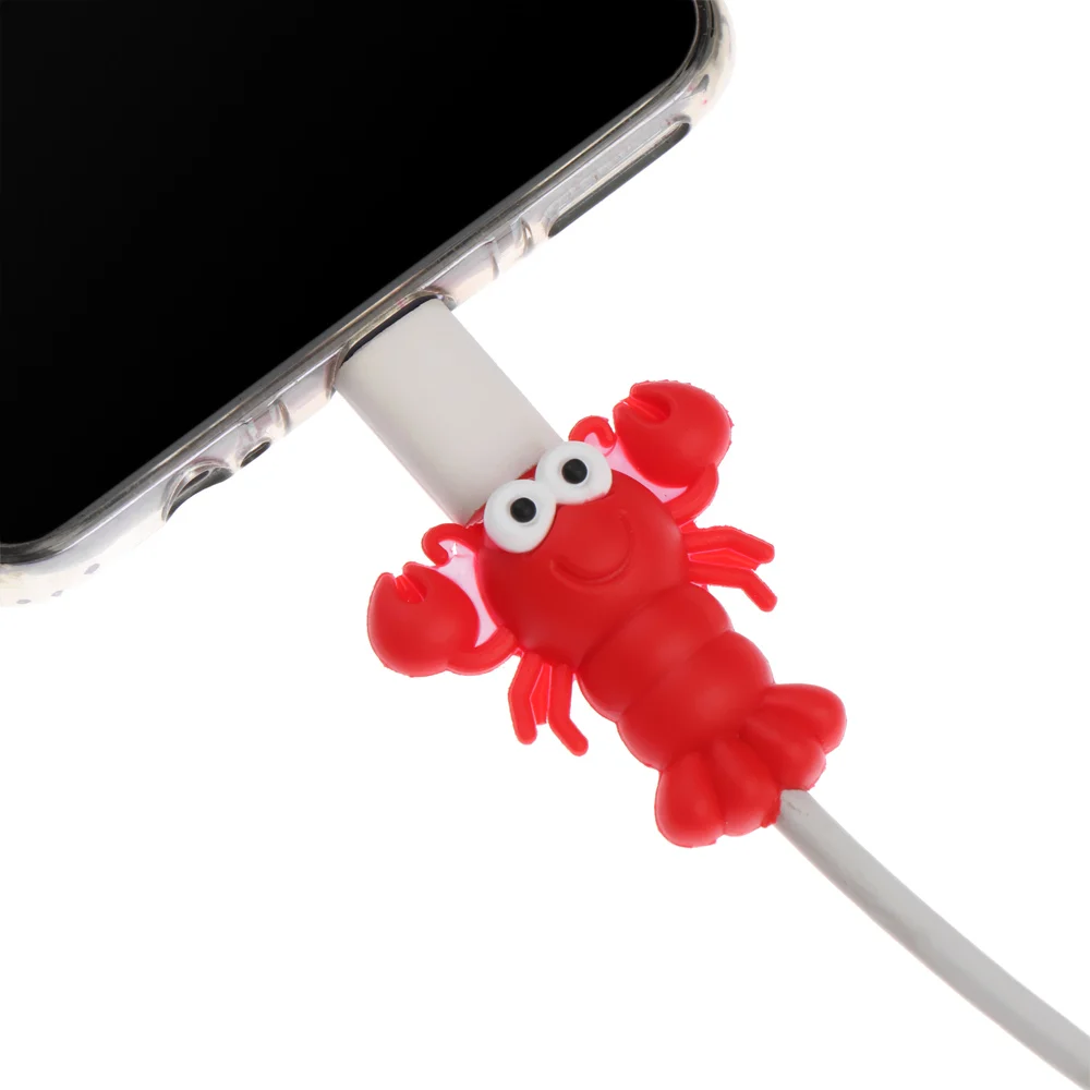 USB Cable Protector Earphone Wire Cord Protection Cover Data Charger line Protective Case For Apple iphone 11 12 XR XS Organizer