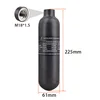 Alsafe-カーボンファイバーガスシリンダー,スキューバダイビング水族館,ソーダ水エアタンク,マット,CO2,m18 * 1.5,300bar,4500psi,0.36l 5