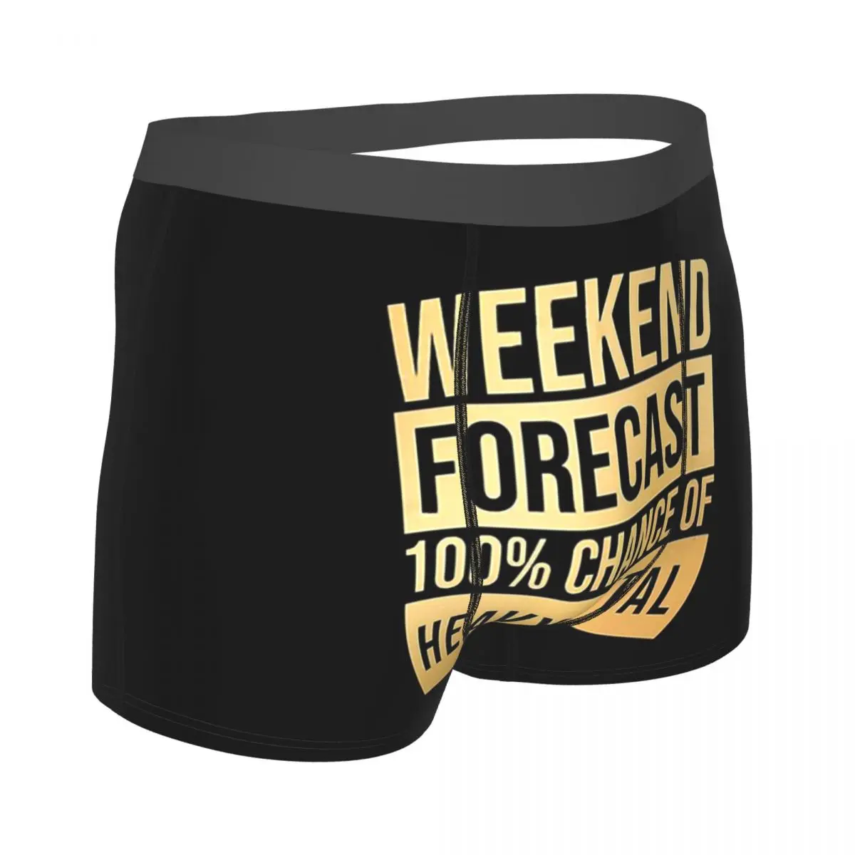 Heavy Metal Gift Heavy Metal Forecast In Gold Heavy Metal Rock Music Underpants Homme Panties Male Underwear Ventilate