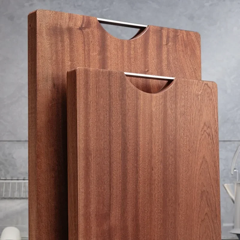 Wooden Double-sided Chopping Board with Drain for Kitchen Use, Water and Damp-Proof Cutting Board, Your Kitchen Tools