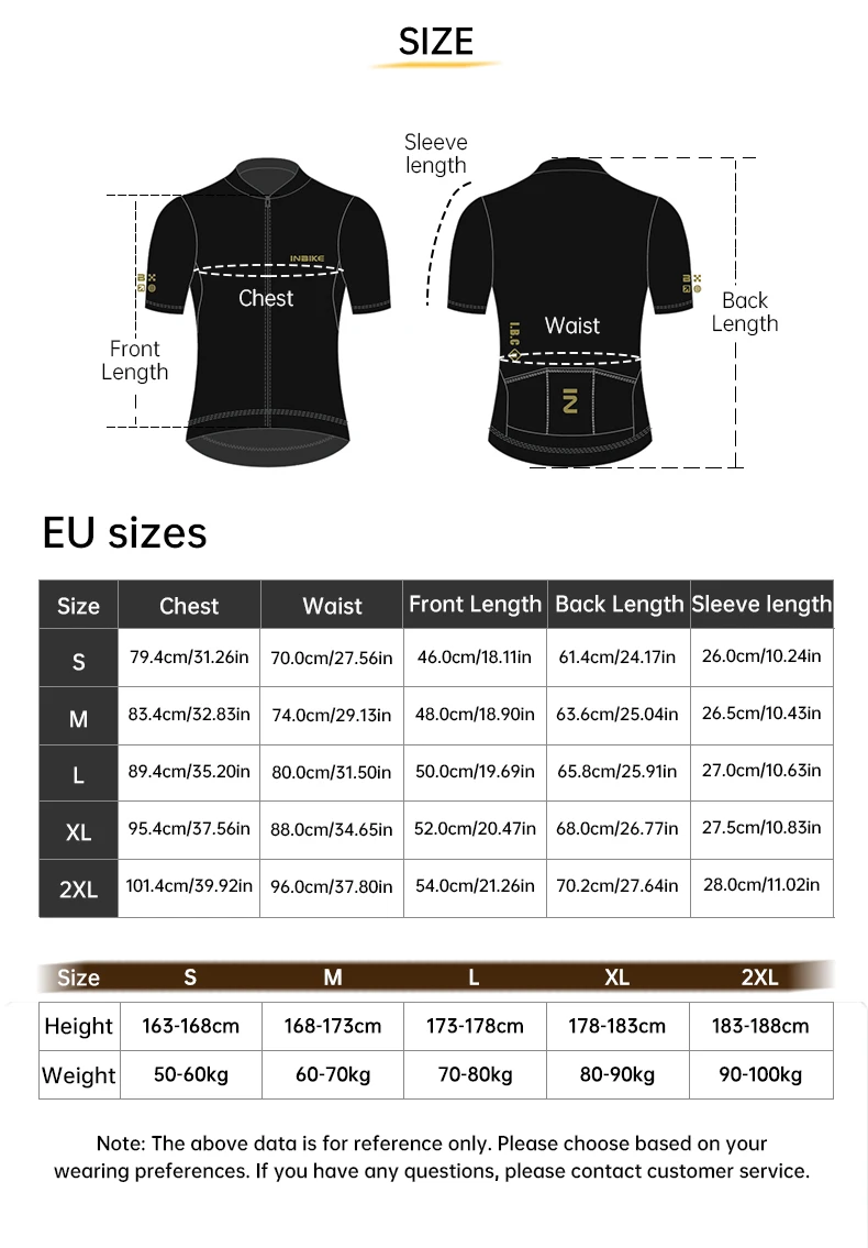 INBIKE Herren-Radtrikot, kurzärmelig, für den Sommer, schnell trocknend, atmungsaktiv, Sport-Shirt mit 3 Rückentaschen, Fahrrad-Oberteile – Detail 4