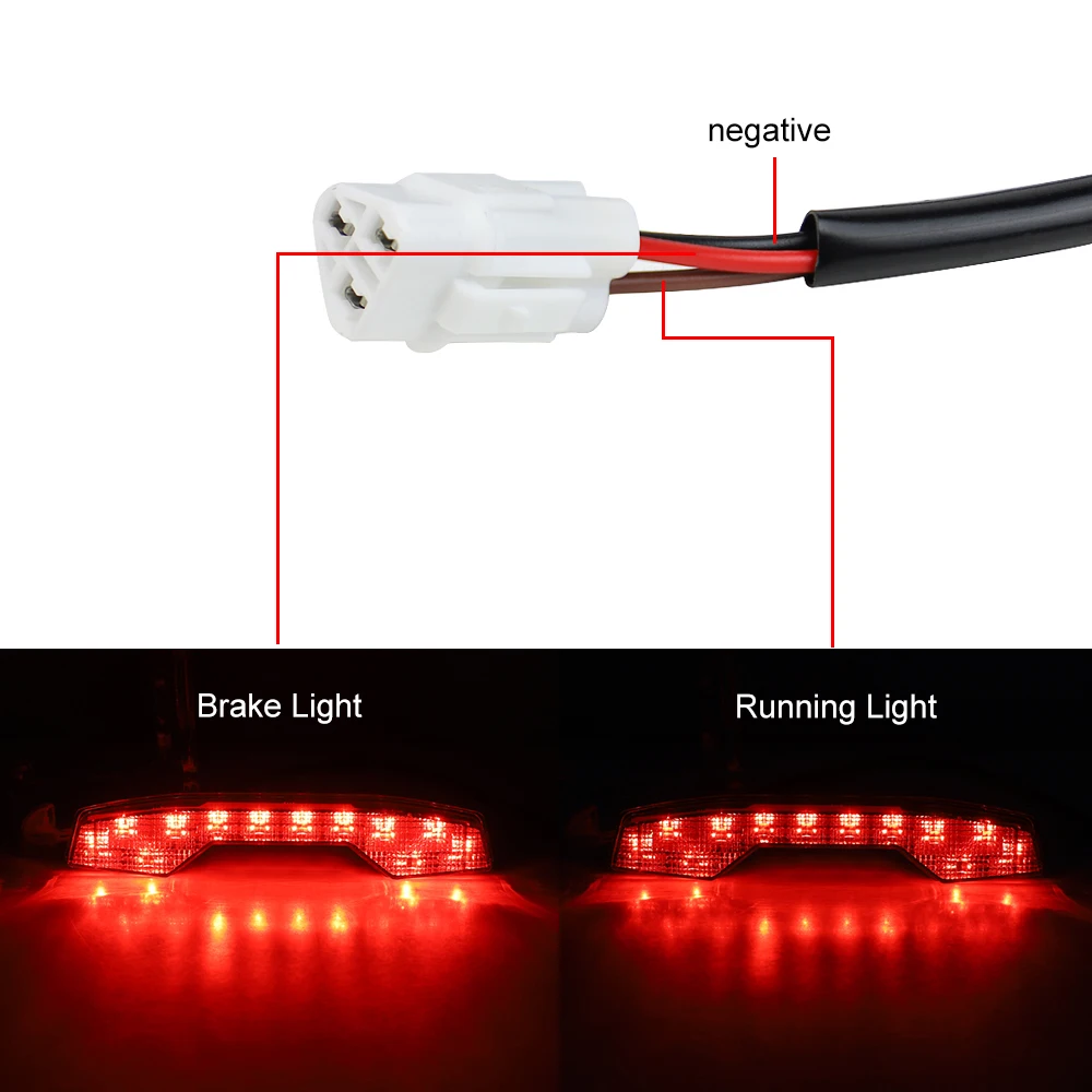 ATV LED Taillight Assembly Red Brake Stop Tail Light Rear Tail Lamp for Suzuki LTR400 LTR450 LTR450R LTR 400 450 Quadsport