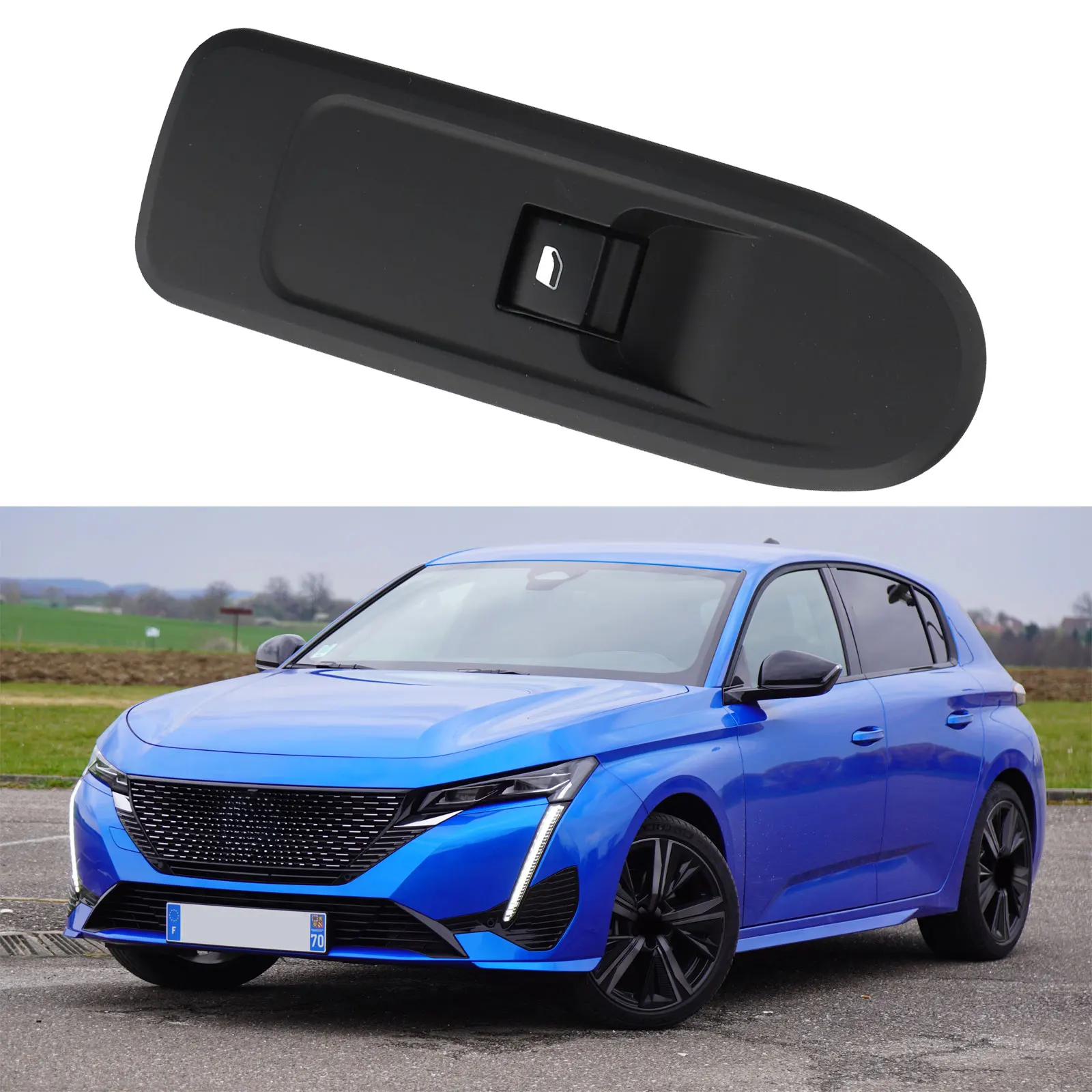 Cost Effective Window Switch Solution Control Black Power Window Button Easy Installation Process Enhanced Vehicle Functionality