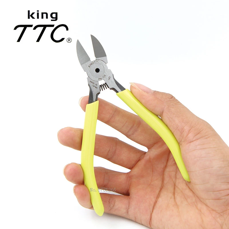 Japan King TTC 5/6-Inch Precision Electronic Diagonal Pliers for Cutting Plastic, Copper Wire, Components, Etc. PN-125 PN-150