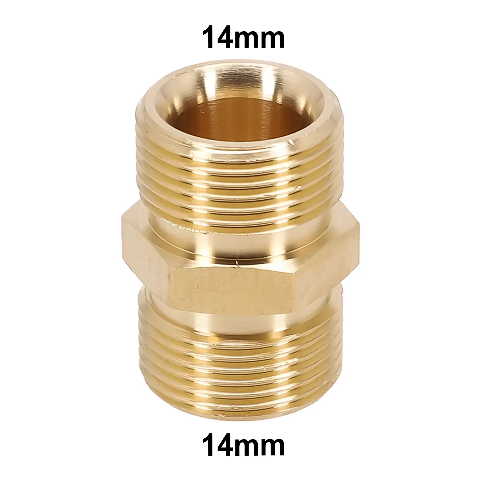 

Adapter Hose Connector Spare Parts Washer Brass Connector High Pressure Hose Extension M22 14mm To15mm Brand New