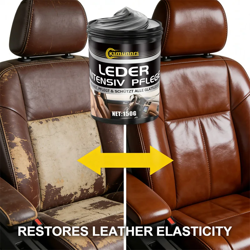 Fasilawei Moisturizing Protective Shine for Home Car Interiors - Leather Conditioner Wax Cleaner - Furniture Car Seat Protection