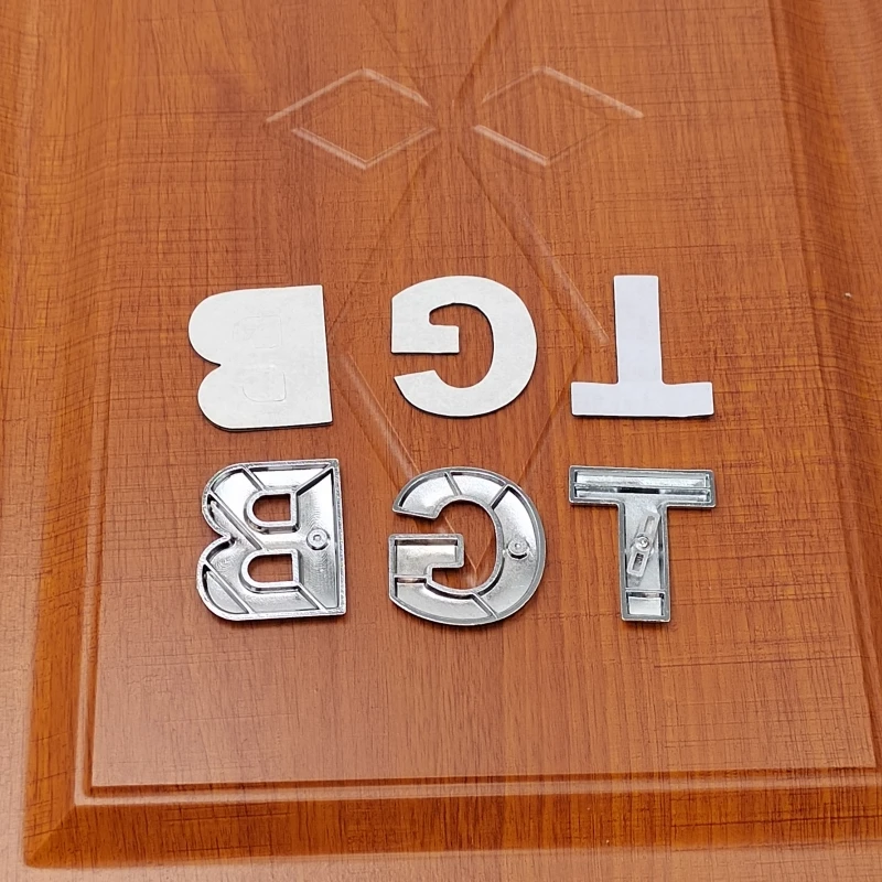 2.5cm Metal Letters and Numbers Stickers Home House Door plate Business Office Sign