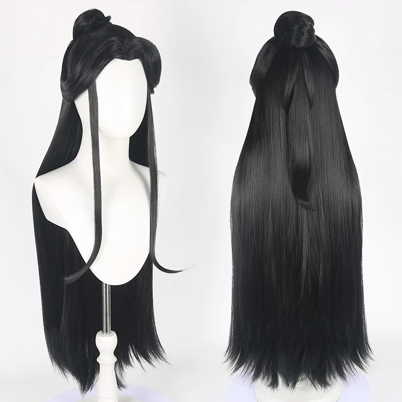 

Synthetic Wig Black Natural Hairline Cosplay Costume Long Straight Ancient Style Soft Fiber Heat Resistant Party Daily