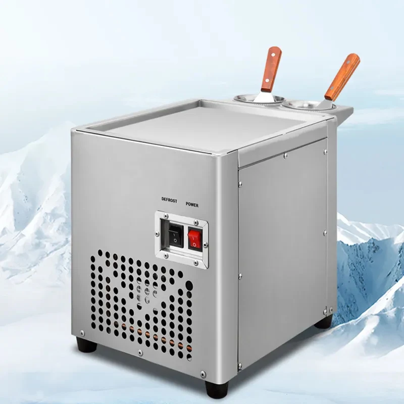 Thailand Fried Ice Cream Roll Machine Philippines Fry Yogurt Fruit Smoothie Maker For Sale