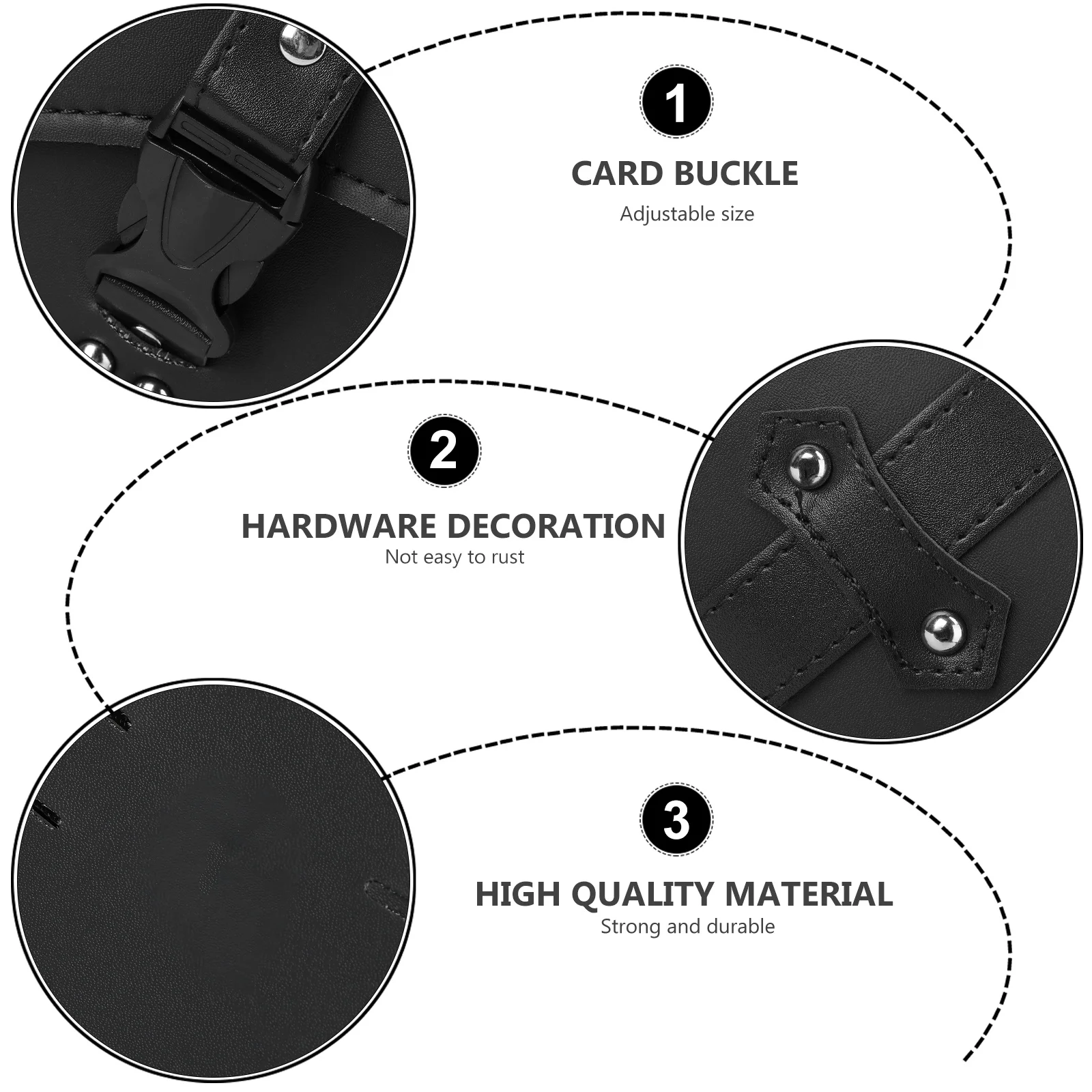 

1Pcs Motorcycle Side Bag Right Side PU Material Large Capacity Tool Storage Pouch Quick Detach Buckle Suitable for Bike Mountain