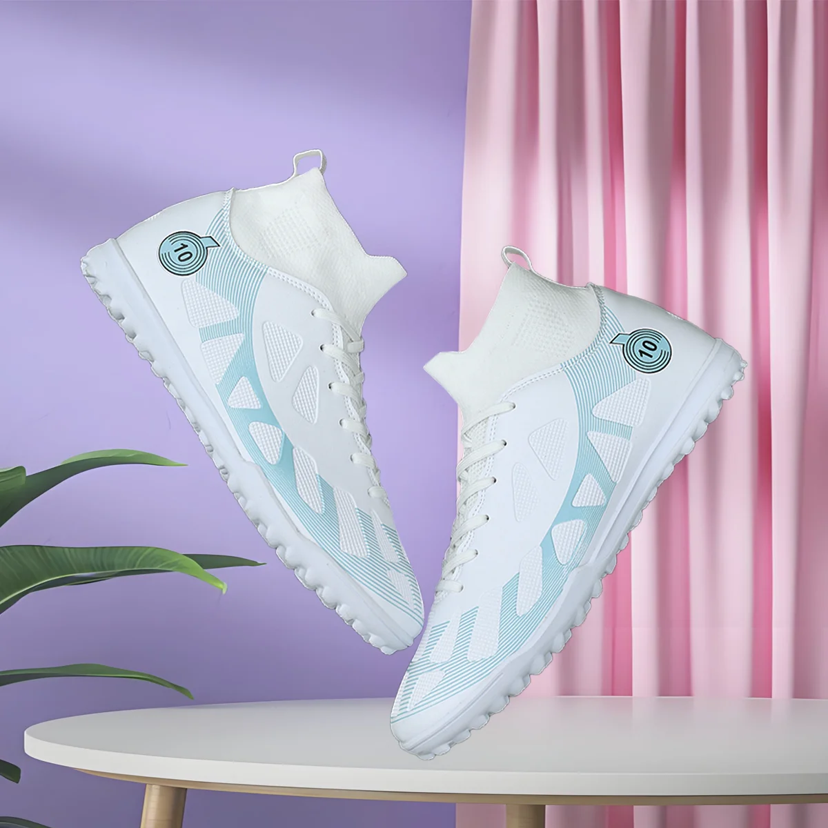 

Breathable Soccer Cleats with Anti Slip Studs for Firm Ground Soft Ground Turf Football Shoes Men Women Kids football boots