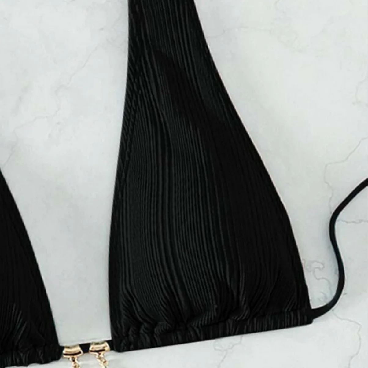 Maillots de bain européens et américains pour femmes avec bikini sexy haut de gamme commerce extérieur transfrontalier maillot de bain pour femme de couleur unie