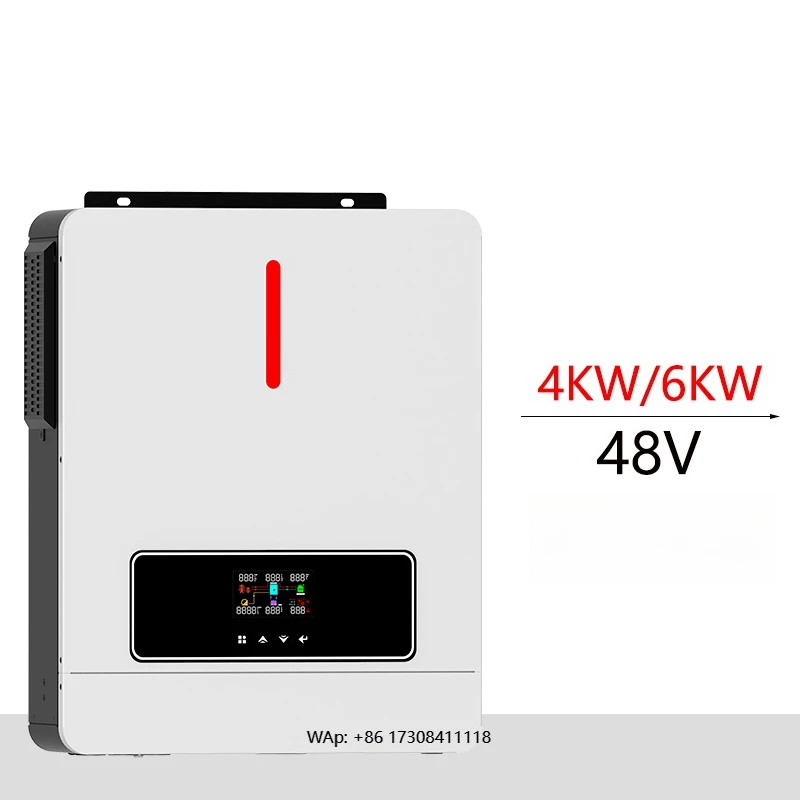 

Single Solar Inverter 48v 4kw 6kw with Mppt Charge Controller Solar Inverter Single-Phase Output